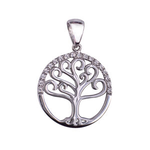 Tree of life +CZ  pendant